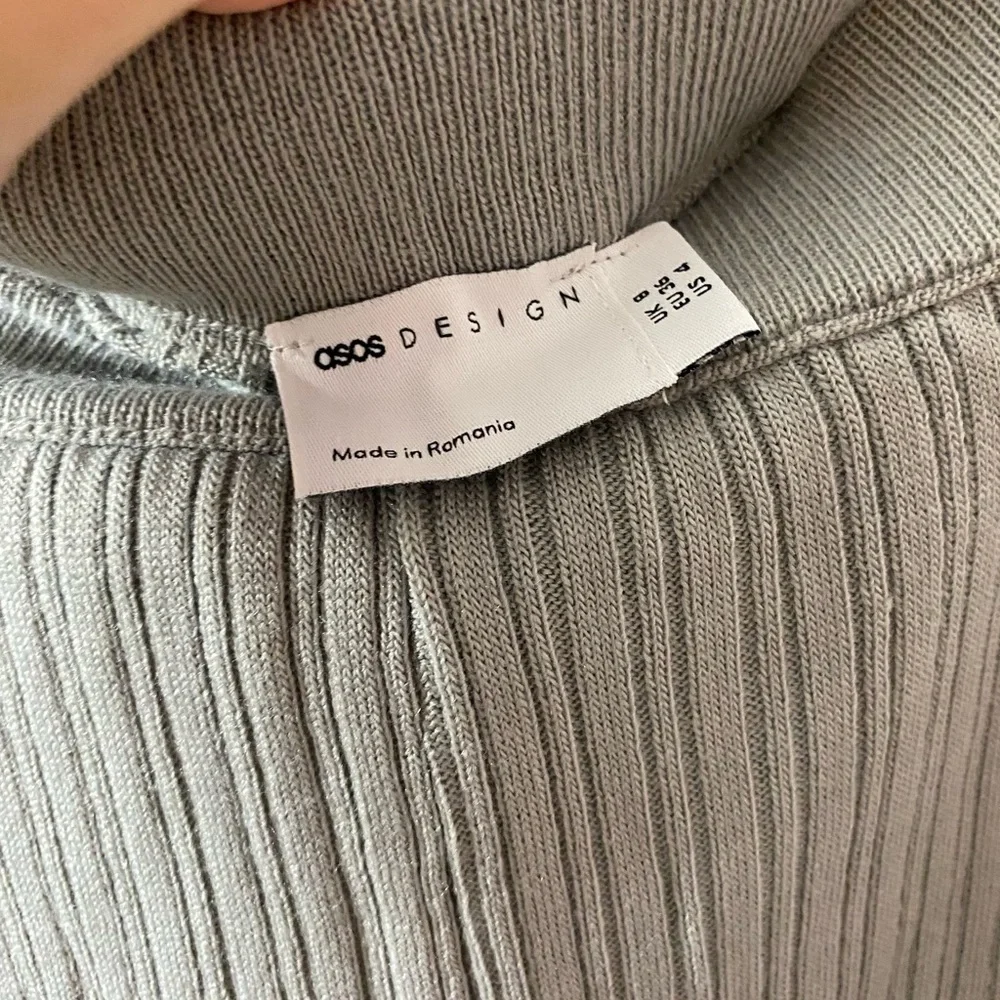 NWOT ASOS High Rise Knit Flare Pants - Picture 4 of 5